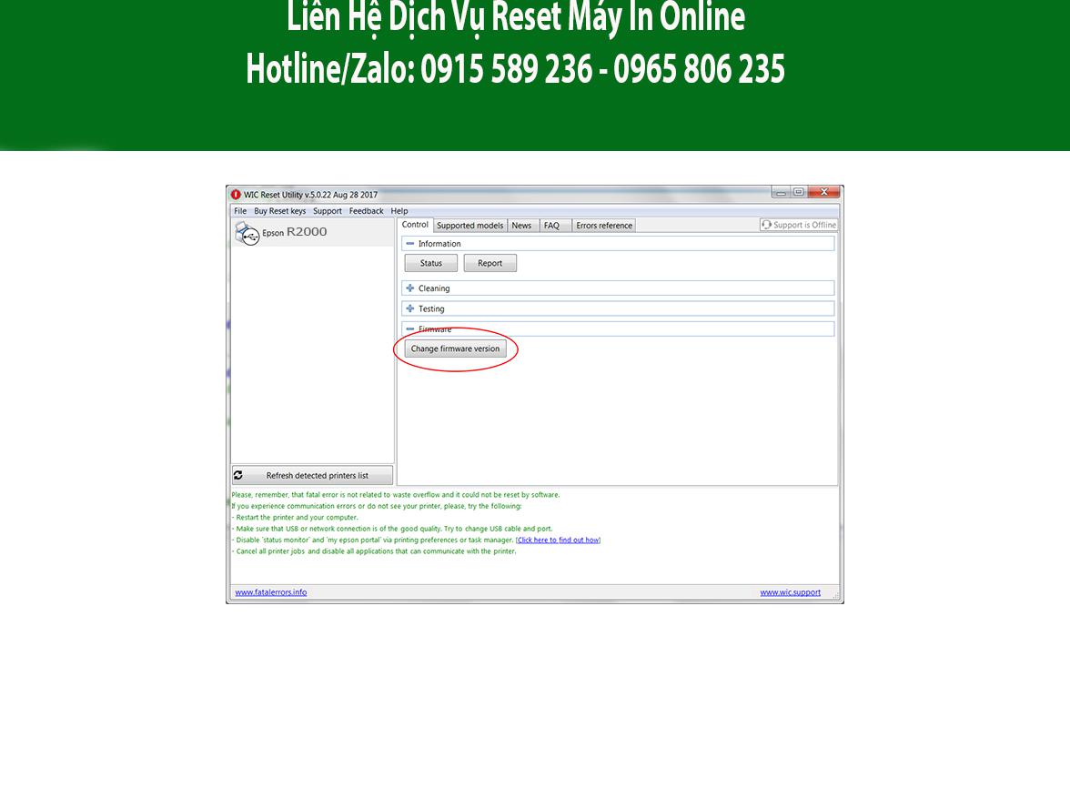 Key Firmware May In Epson R2000 Step 2